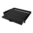 DIGITUS Ausziehbarer Fachboden zum Festeinbau an den vorderen 483 mm (19")-Profilschienen Produktbild