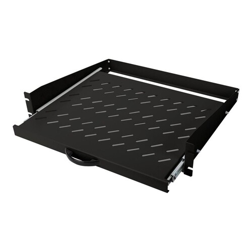 DIGITUS Ausziehbarer Fachboden zum Festeinbau an den vorderen 483 mm (19")-Profilschienen Produktbild