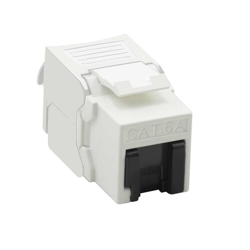 VALUE Modulare Eingabe - CAT 6a - UTP - weiß Produktbild Additional View 1 L