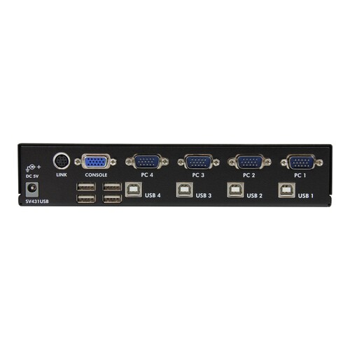 StarTech.com 4 Port VGA USB KVM Switch mit Hub Produktbild Additional View 2 L