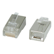 ROLINE Secomp - Netzwerkanschluss - RJ-45 (M) - abgeschirmt - CAT 5e (Packung mit 10) Produktbild Additional View 3 S