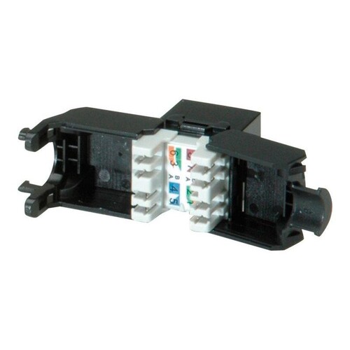 ROLINE Modulare Eingabe - CAT 6e - Schwarz Produktbild Additional View 2 L
