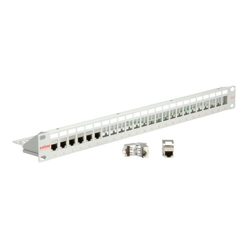 ROLINE Patch Panel - Hellgrau - 48.3 cm (19") Produktbild Additional View 2 L