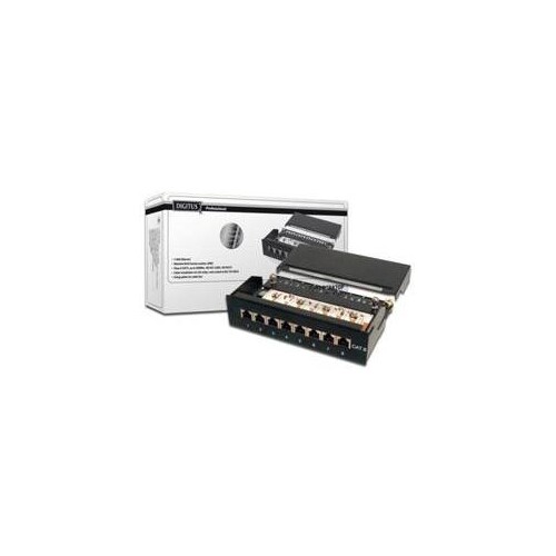 DIGITUS Desktop CAT 6, Klasse E Patch Panel, geschirmt Produktbild Additional View 1 L