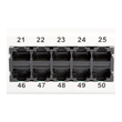 DIGITUS CAT 3 ISDN Patch Panel, ungeschirmt, grau Produktbild Additional View 1 S