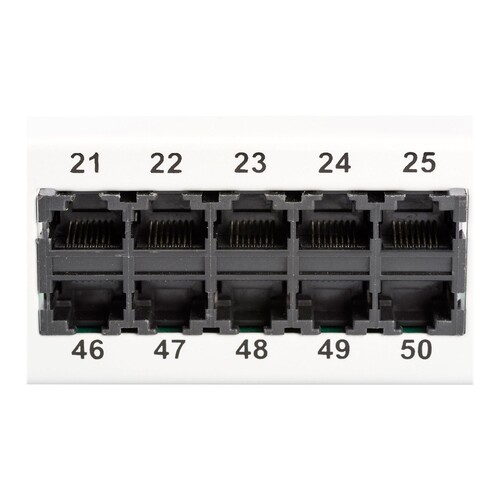 DIGITUS CAT 3 ISDN Patch Panel, ungeschirmt, grau Produktbild Additional View 1 L
