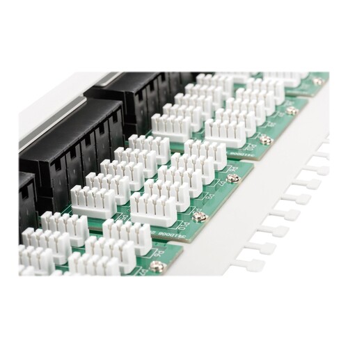 DIGITUS CAT 3 ISDN Patch Panel, ungeschirmt, grau Produktbild Additional View 3 L