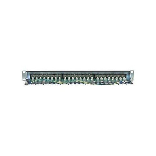 Intellinet 24-Port Cat6 Patchpanel, geschirmt, 24 Ports, FTP, 1 HE, Klemmleisten mit 90 Grad abgewin Produktbild Additional View 4 L