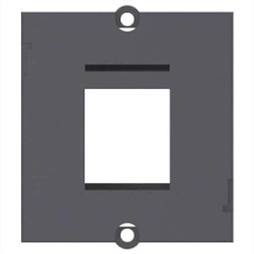 Bachmann Frontabdeckung - Schwarz - 1 Anschluss Produktbild Additional View 1 L