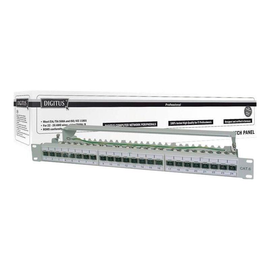 DIGITUS CAT 6A, Klasse EA Patch Panel, geschirmt Produktbild