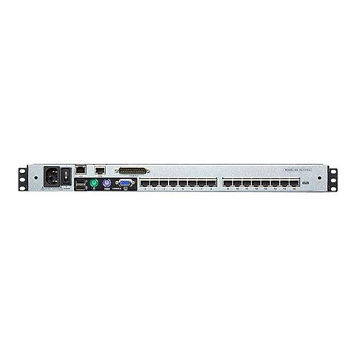 ATEN KL1516AiM - KVM-Konsole mit KVM-Switch - 16 Anschlüsse - PS/2, USB - 43.2 cm (17") Produktbild Additional View 1 L