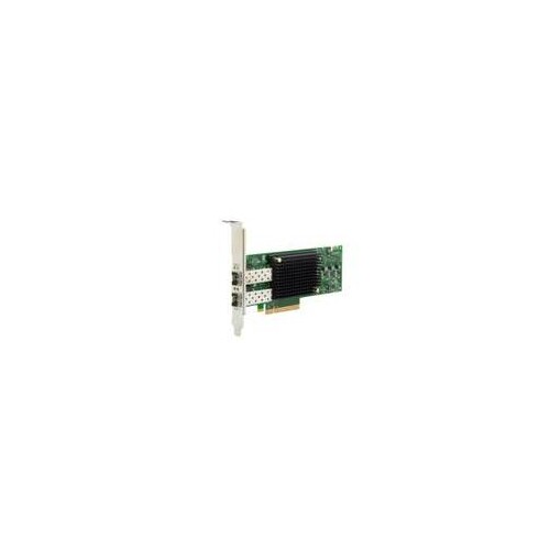 HPE SN1610E - Hostbus-Adapter - PCIe 4.0 - 32Gb Fibre Channel SFP+ x 2 Produktbild Front View L
