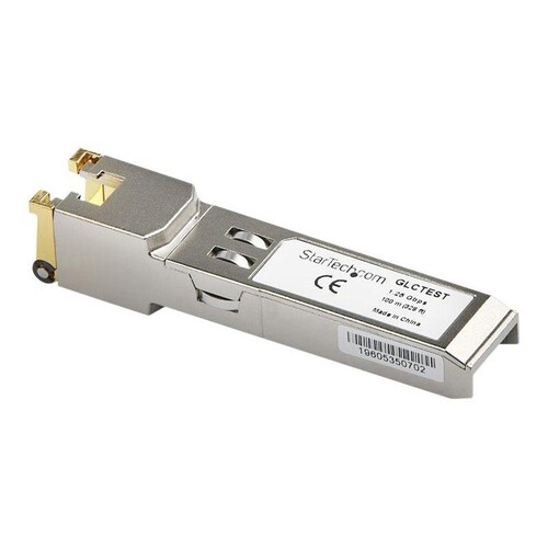 StarTech.com GLCTEST SFP Transceiver Modul (1000BASE-T, Kupfer, Cisco GLC-TE-kompatibles SFP-Modul, Produktbild Additional View 4 L