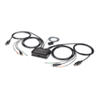 StarTech.com 2-Port USB DisplayPort KVM Switch - 4K 60 Hz - UHD DP 1.2 USB-KVM Umschalter mit 1,2 m Produktbild