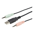 StarTech.com 2-Port USB DisplayPort KVM Switch - 4K 60 Hz - UHD DP 1.2 USB-KVM Umschalter mit 1,2 m Produktbild Additional View 2 S