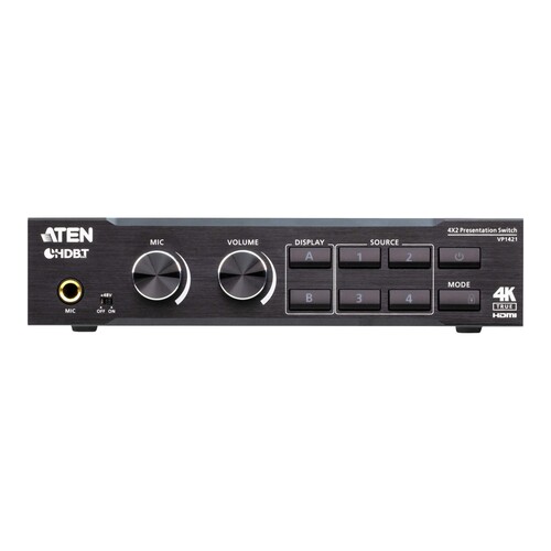 ATEN VP1421 4 x 2 True 4K Presentation Matrix Switch Produktbild Additional View 4 L