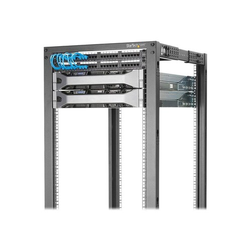 StarTech.com 19-Zoll Serverschrank - 15HE Laborgestell - Tiefenverstellbar 56 bis 102 cm - Tragfähig Produktbild Additional View 3 L