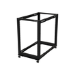 StarTech.com 19-Zoll Serverschrank - 18HE Laborgestell - Tiefenverstellbar 56 bis 102 cm, Tragfähigk Produktbild