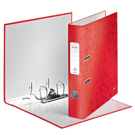 Ordner 180° WOW A4 50mm rot metallic Leitz 1006-00-26 Produktbild