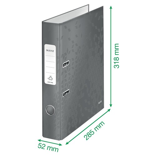 Ordner 180° WOW A4 50mm rot metallic Leitz 1006-00-26 Produktbild Additional View 2 L