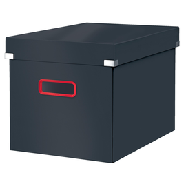 Aufbewahrungsbox Click & Store Cosy Cube groß 32x31x36cm grau Leitz 5347-00-89 Produktbild