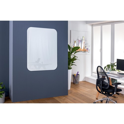 Glas-Magnetboard artverum 180x120cm mit abgerundeten Ecken weiß magnetisch Sigel GL306 Produktbild Additional View 3 L