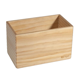 Aufbewahrungsbox Holz 13x8x7,5cm magnetisch helles Pinienholz Sigel BA401 Produktbild