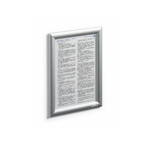 Klapprahmen A4 24x32,9cm silber Aluminium Durable 4796-23 Produktbild Front View L