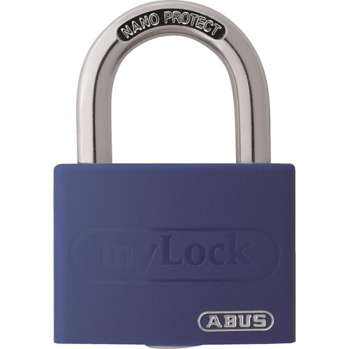 ABUS Vorhangschloss 802829 T65AL/40 bl Produktbild Front View L