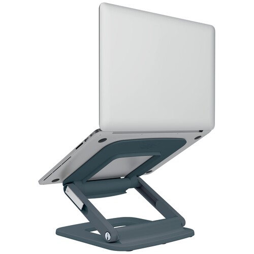 Laptopständer Ergo Multi-Winkel bis 15" höhenverstellbar schwarz Leitz Kunststoff 6424-00-89 Produktbild Side View L