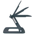 Laptopständer Ergo Multi-Winkel bis 15" höhenverstellbar schwarz Leitz Kunststoff 6424-00-89 Produktbild Back View S