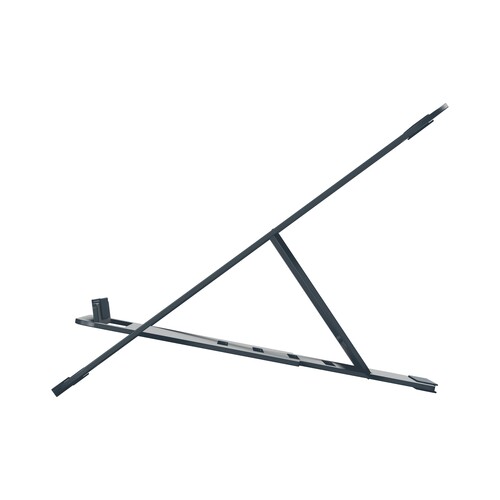 Laptopständer Ergo Ultraflach bis 17" höhenverstellbar dunkelgrau Leitz Aluminium  6346-00-89 Produktbild Additional View 2 L