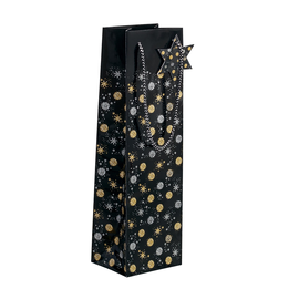 Weihnachts-Tragetasche 10x35x8cm Stardust Sigel GT030 (PACK=5 STÜCK) Produktbild