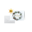 Weihnachts-Faltkarten inkl. Umschläge A6 250g Christmas wreath Sigel DS089 (PACK=25 KARTEN + 25 KUVERT) Produktbild Additional View 1 S