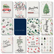 Weihnachts-Postkarten-Set A6 270g Colourful Christmas Sigel DS701 (PACK=24 STÜCK) Produktbild