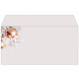 Weihnachts-Briefumschläge DIN lang 90g Christmas in rose gold gummiert Sigel DU429 (PACK=50 STÜCK) Produktbild