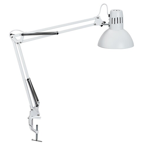 Tischleuchte LED MAULstudy mit Klemmfuß weiß 10W Maul 82011-02 Produktbild Front View L