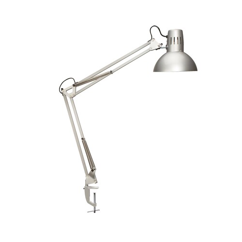 Tischleuchte LED MAULstudy mit Klemmfuß silber 10W Maul 82011-95 Produktbild Front View L