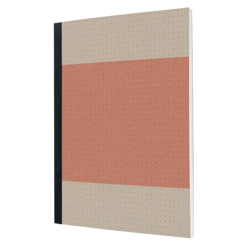 Notizbuch Softcover A5 punktkariert 80g koralle recycling SN300 Sigel Produktbild Front View L