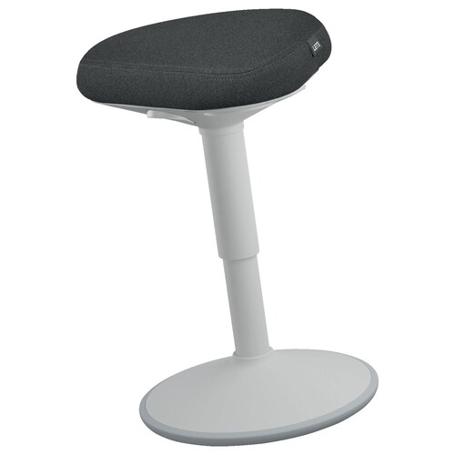 Sitzhocker Ergo Active mit Komfortsitz höhenverstellbar hellgrau Leitz 65440085 Produktbild Additional View 1 L