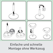 Sitzhocker Ergo Active mit Komfortsitz höhenverstellbar dunkelgrau Leitz 65440089 Produktbild Additional View 6 S