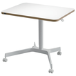 Sitz-/Steh-Schreibtisch Ergo Pneumatisch 80x60cm höhenverstellbar 75-114cm Leitz weiß 65360001 Produktbild