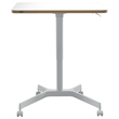 Sitz-/Steh-Schreibtisch Ergo Pneumatisch 80x60cm höhenverstellbar 75-114cm Leitz weiß 65360001 Produktbild Additional View 2 S