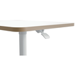 Sitz-/Steh-Schreibtisch Ergo Pneumatisch 80x60cm höhenverstellbar 75-114cm Leitz weiß 65360001 Produktbild Additional View 3 S