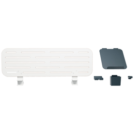 Pegboard Schreibtisch Organizer mit Laptophalter 80x25cm weiß Leitz 65490000 Produktbild