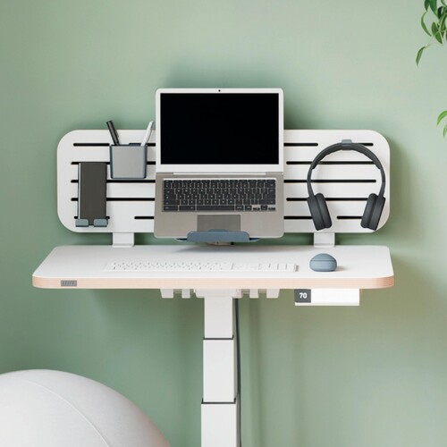 Pegboard Schreibtisch Organizer mit Laptophalter 80x25cm weiß Leitz 65490000 Produktbild Additional View 8 L