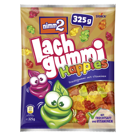 nimm2 Fruchtgummi Lachgummi Happies 387681-00 325g (PACK=325 GRAMM) Produktbild
