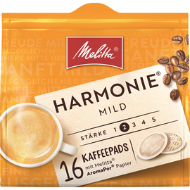 Melitta Kaffeepad Harmonie Mild 10001641 16St (PACK=16 STÜCK) Produktbild