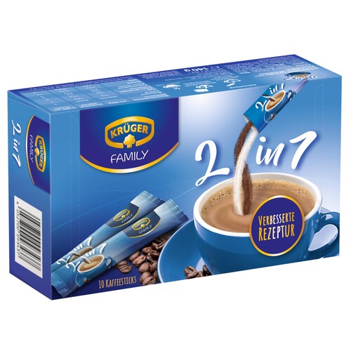 KRÜGER FAMILY Kaffee 2in1 10028041 Classic (PACK=10 STÜCK) Produktbild Front View L