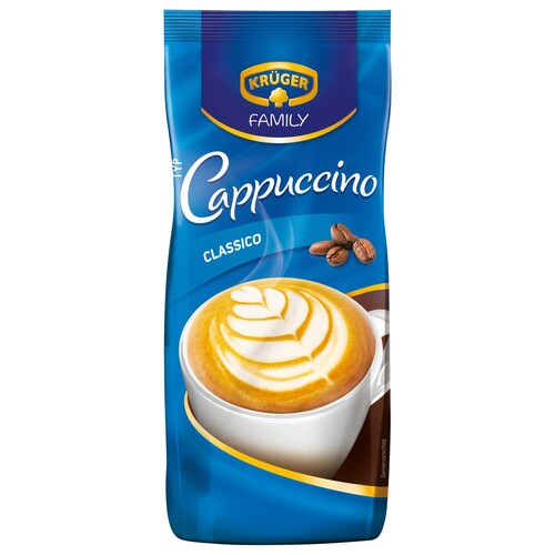 KRÜGER FAMILY Cappuccino 10027834 Classico 500g (PACK=500 GRAMM) Produktbild Front View L
